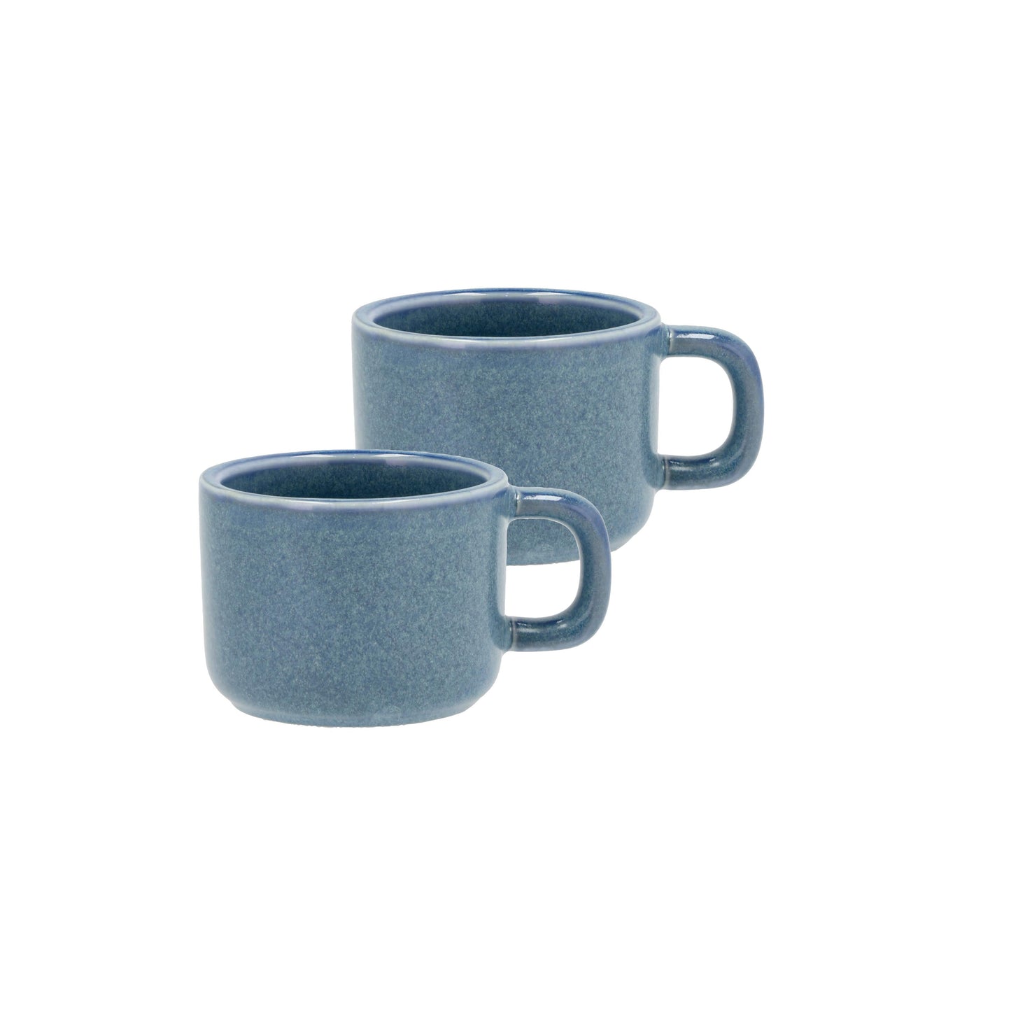 Villa Collection - Espressokop 2 stk. Blå Porcelæn
