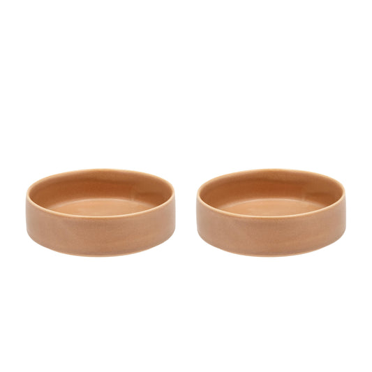 Villa Collection - Skåle 2 stk - "Fjord" - Porcelæn - Creme -0,45 L