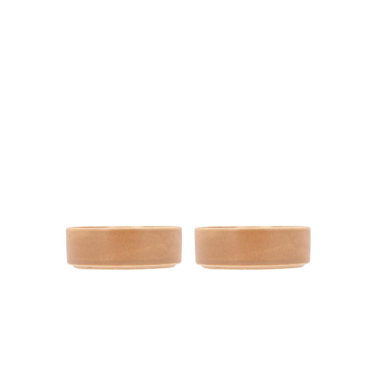 Villa Collection - Skåle 2 stk. - "Fjord" - Porcelæn - Creme -  0,125 L