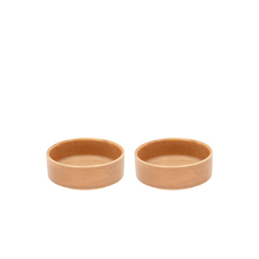 Villa Collection - Skåle 2 stk. - "Fjord" - Porcelæn - Creme -  0,125 L
