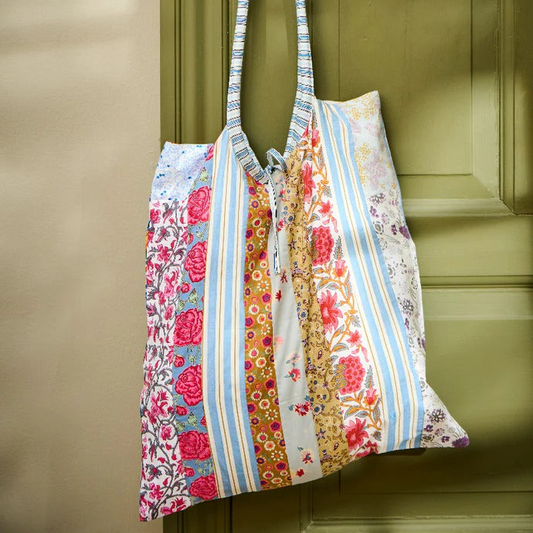 Ib Laursen - unika taske - patchwork - 100% Bomuld - 45 x 50cm