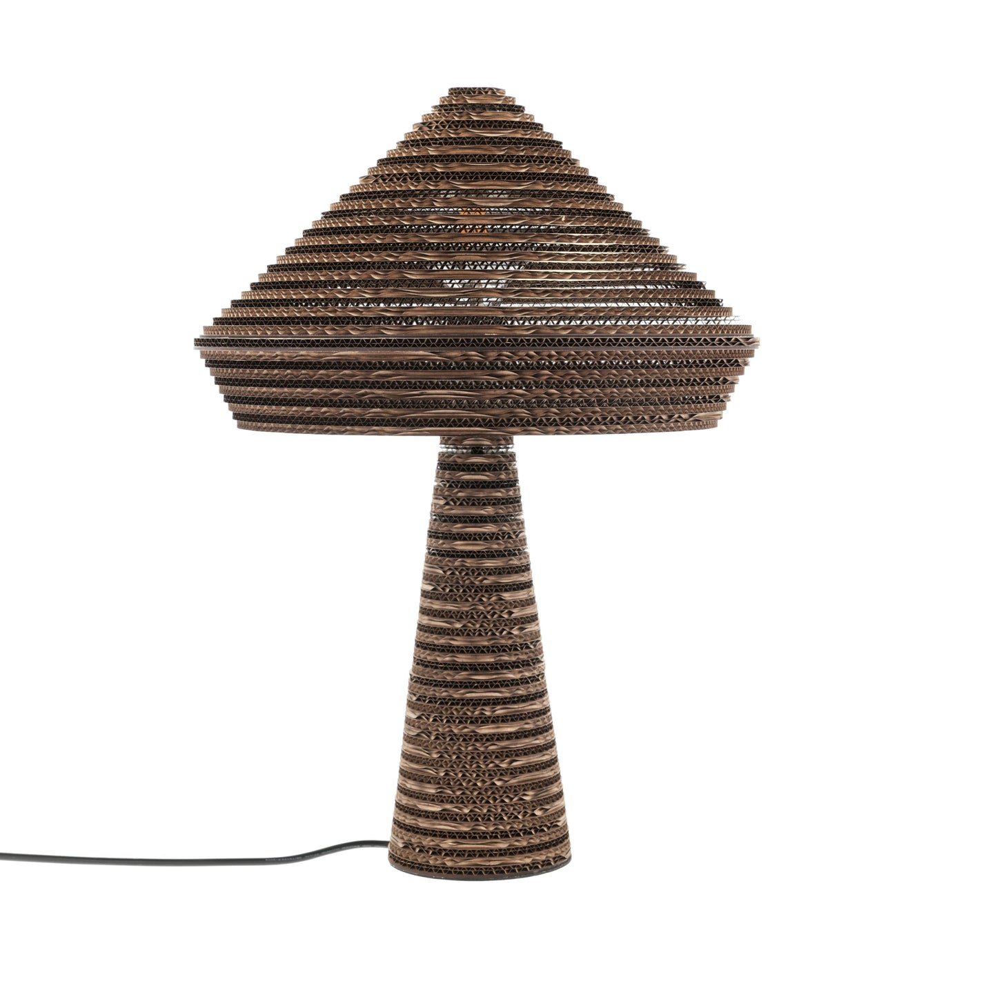 Villa Collection - Alk bordlampe -  Brun Pap - 42 x 54 cm