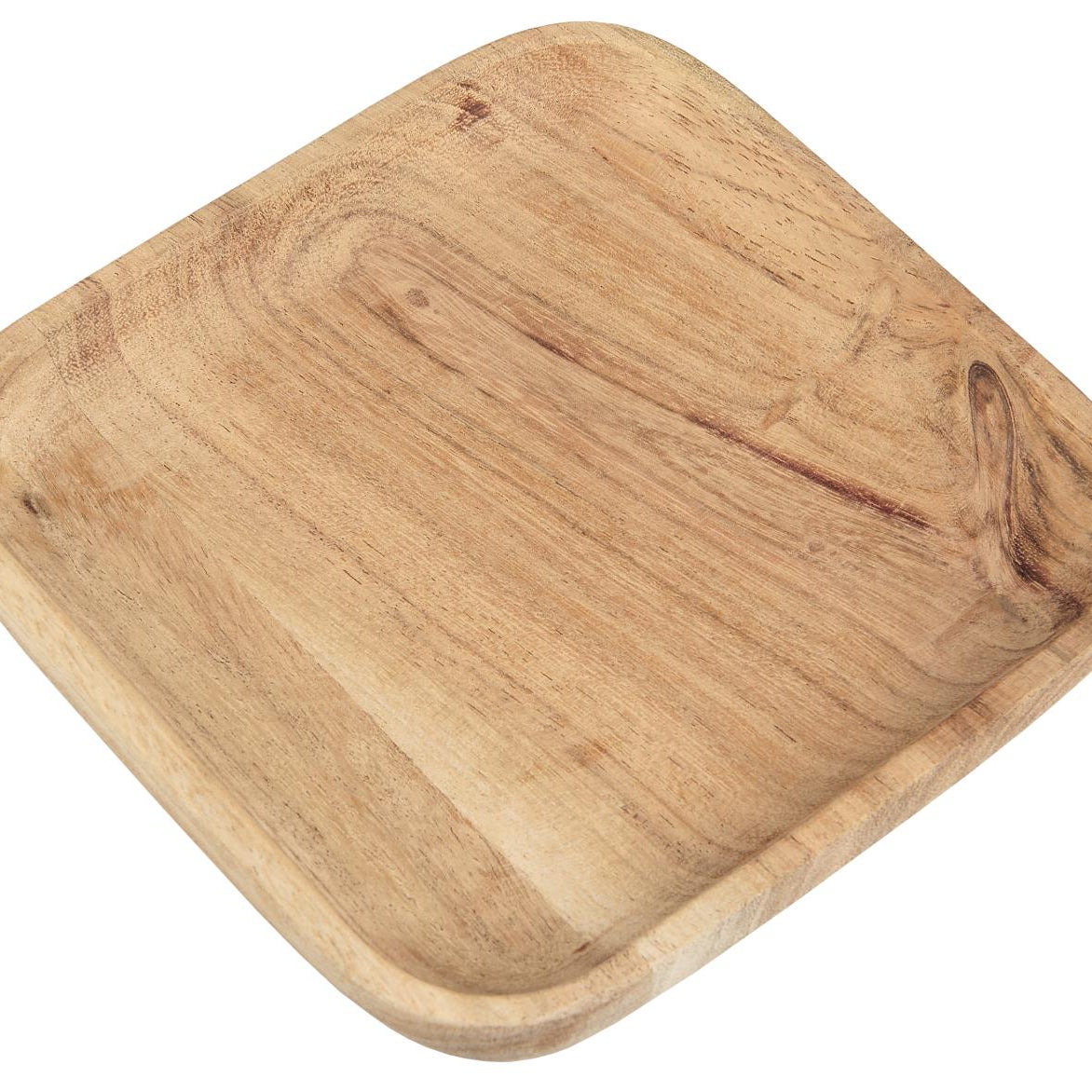 Ib Laursen - firkantet skål - akacietræ - B: 15 H: 2,5 L: 15 cm