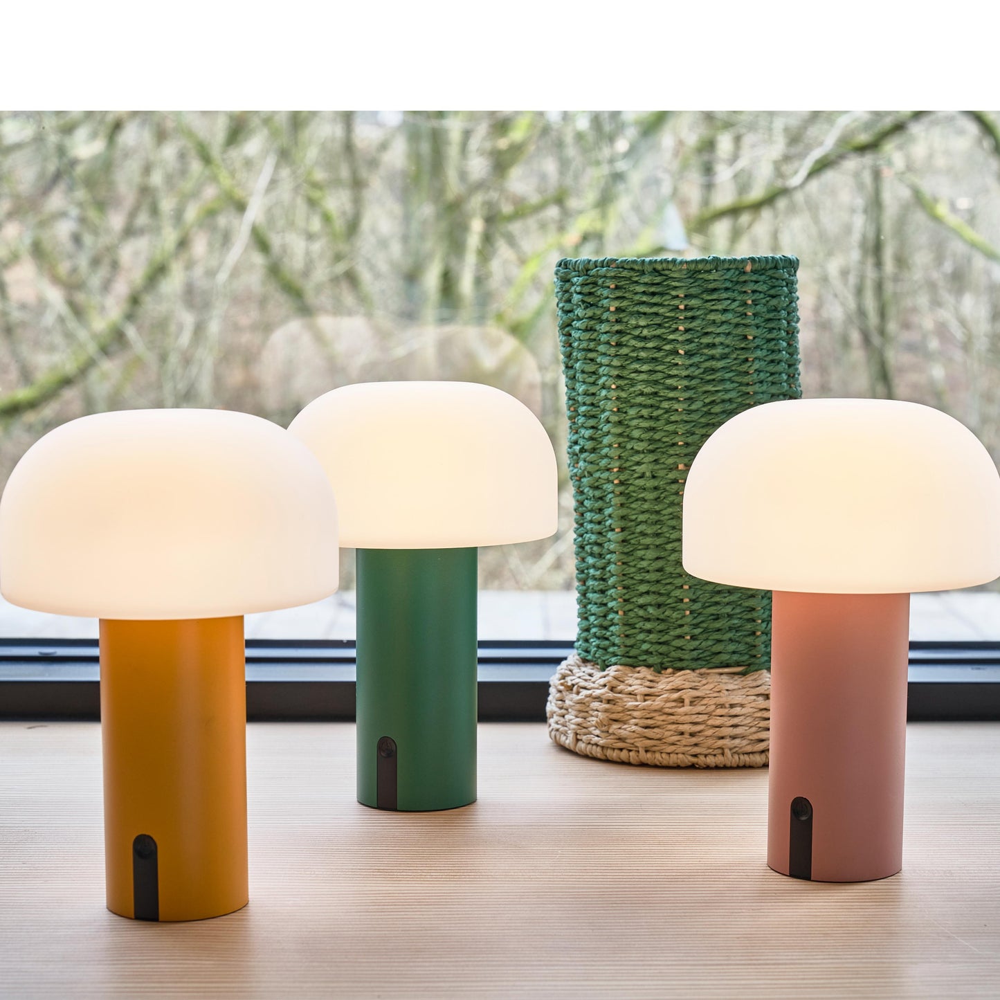 Villa Collection - Vase af 100 % papir - grøn - 28 x 17 cm