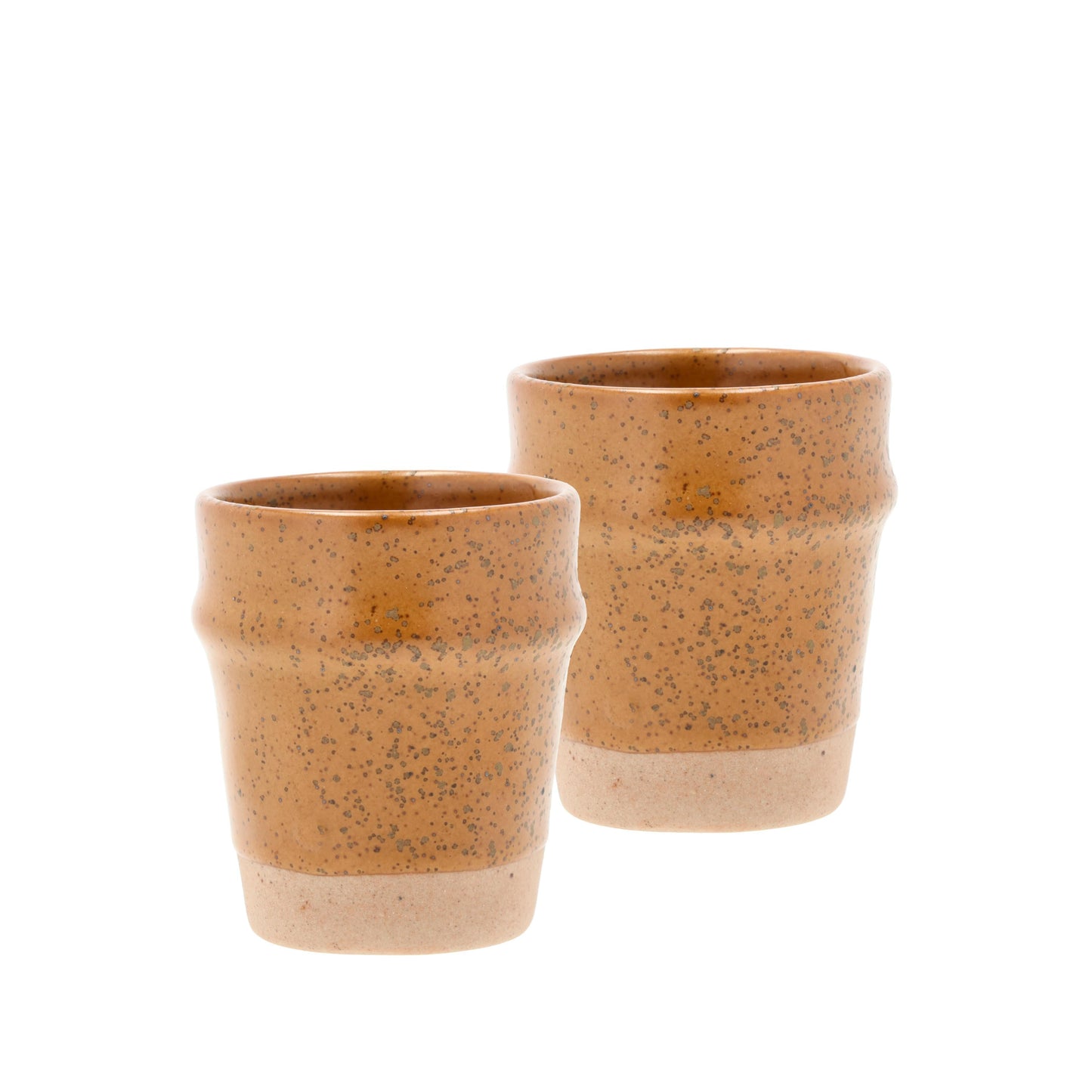 Espressokopper Evig 0,1 liter 2 stk. Amber Porcelæn