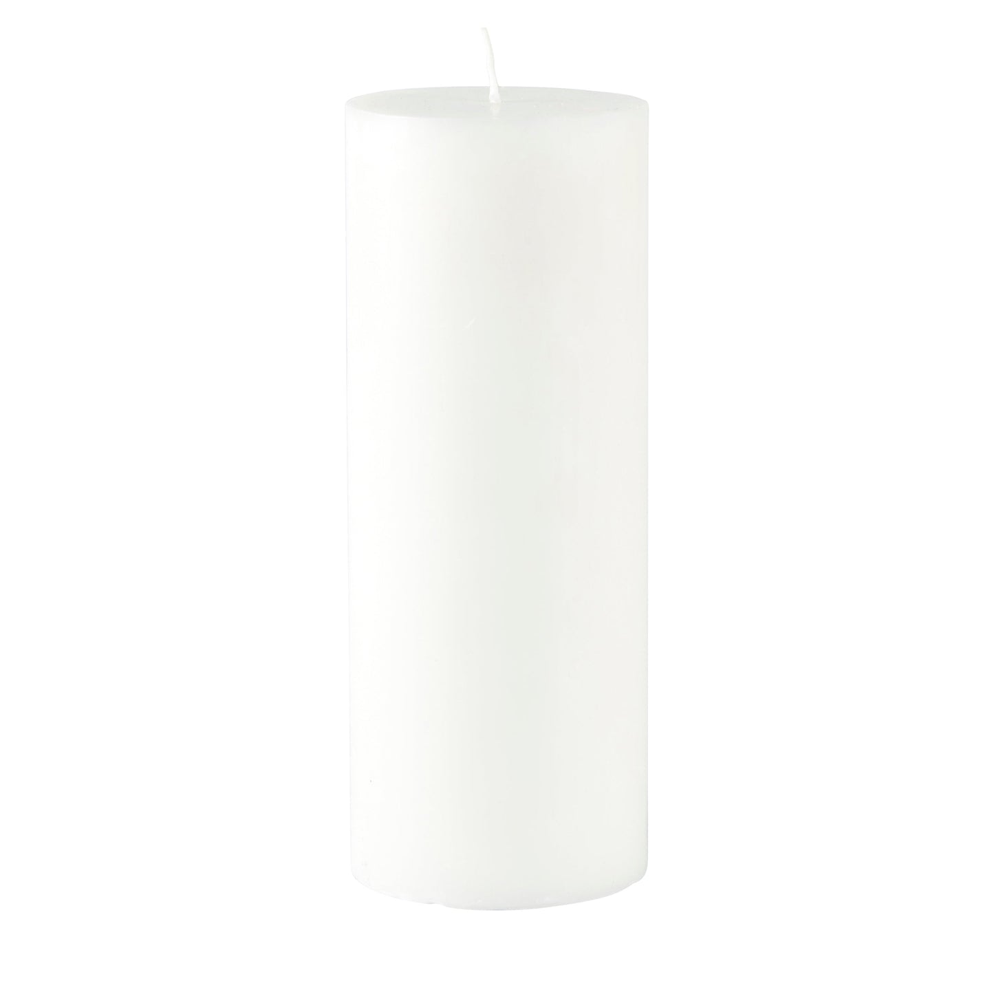 Villa Collection - Trae Bloklys  - Hvid Stearin - 19 x 7,8 cm