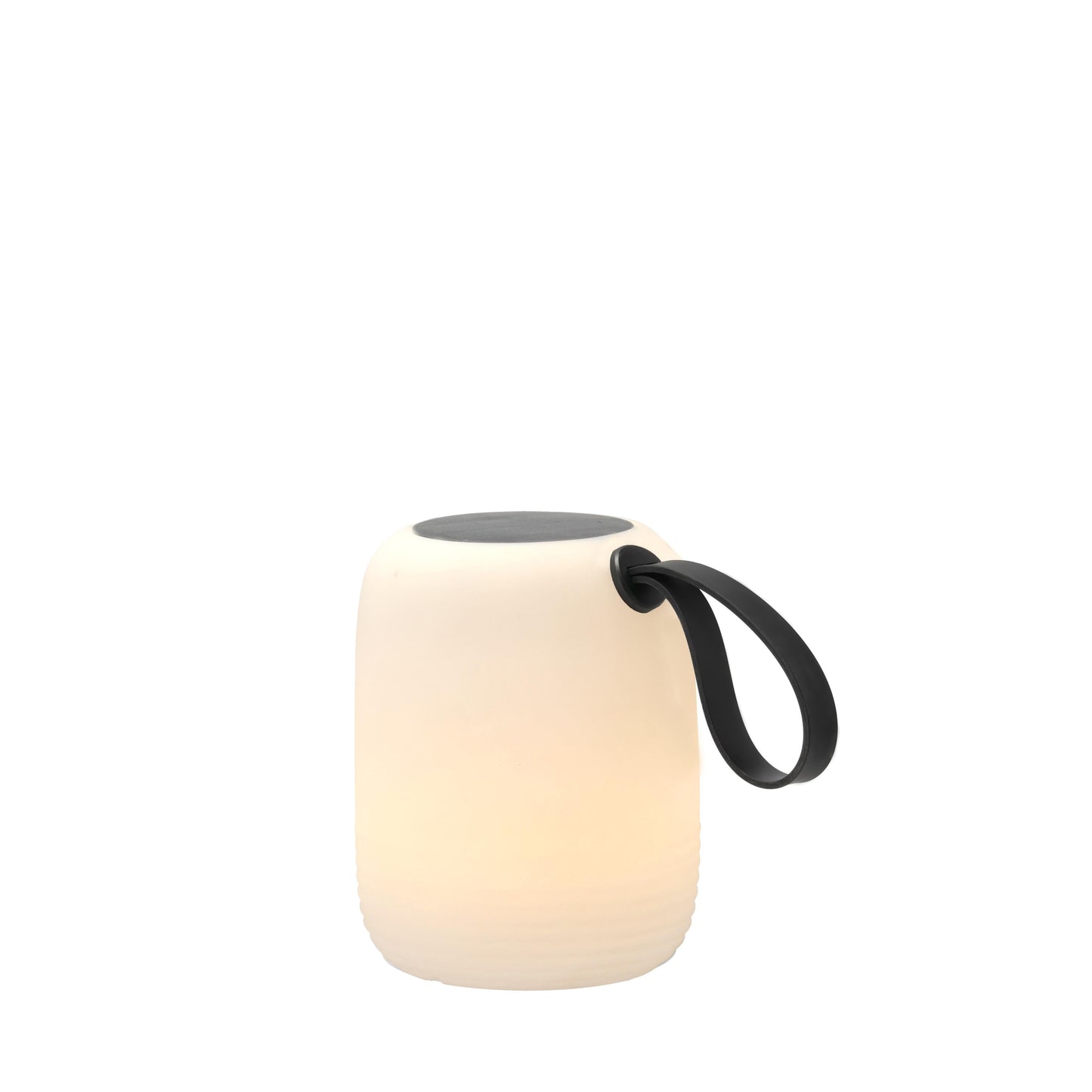 Villa Collection - LED-Lampe m.Solceller- 15,5 x 12,5 cm -Hvid/Sort