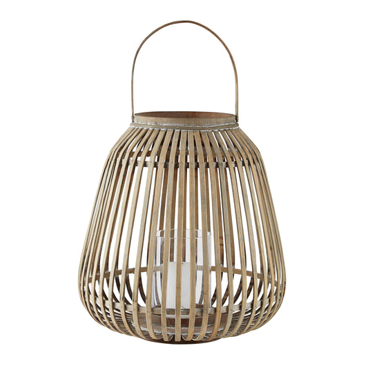 Villa Collection - Lanterne - Bambus/Glas - 40 x 37 cm