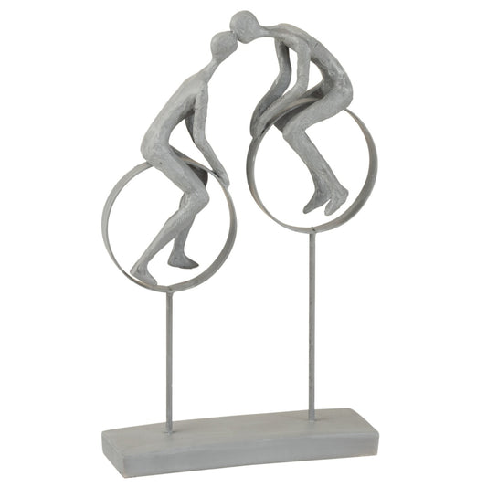 Skulptur - Par På Cirkler - 35 x 22 x 7 cm
