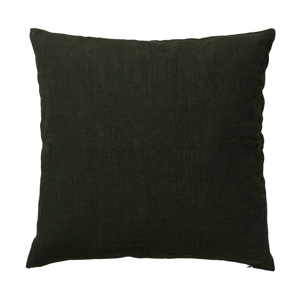 Cozy Living - Linen Cushion pudebetræk - OLIVE