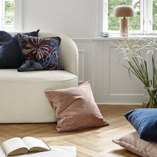 Cozy Living - Velvet Soft pudebetræk - VINTAGE ROSE