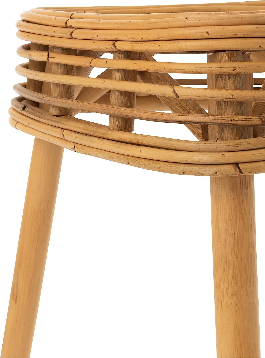 Skammel - Rattan - 42 x 40 x 40 cm