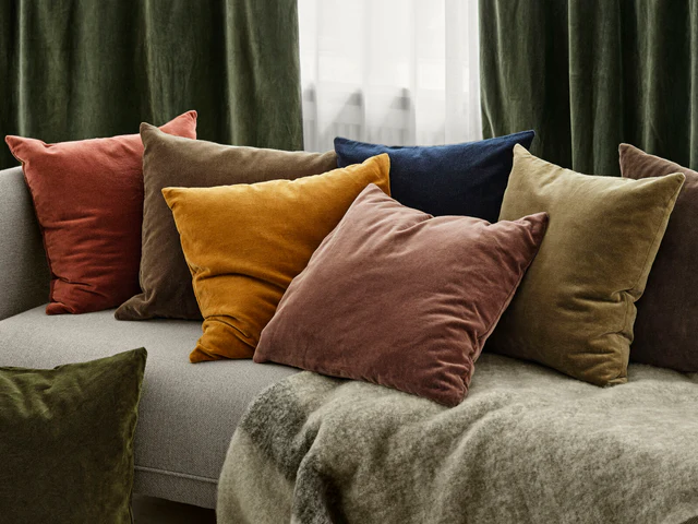 Cozy Living - Velvet Soft pudebetræk - RAISIN