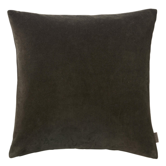 Cozy Living - Velvet Soft pudebetræk - BLACK OLIVE