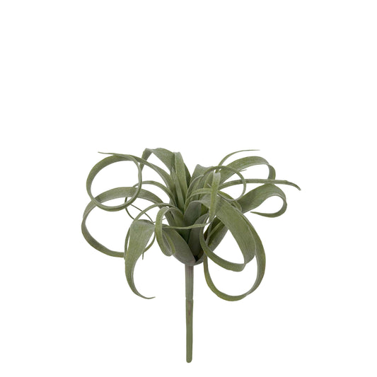 Kunstig Tillandsia plante - 22 cm. - grøn