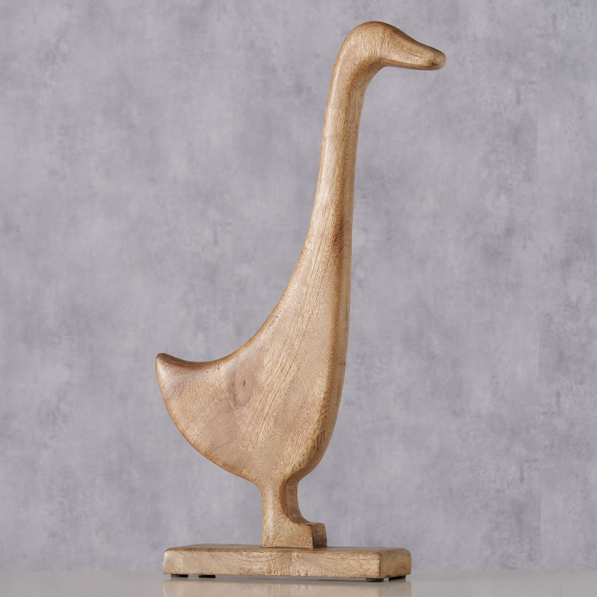 Pyntefigur i Mangotræ - Gås - 40 x 18 x 6 cm