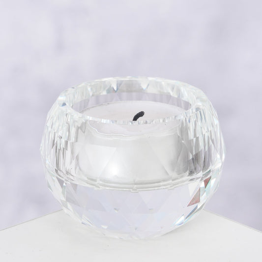 Boltze - lysestage - glas - gennemsigtig