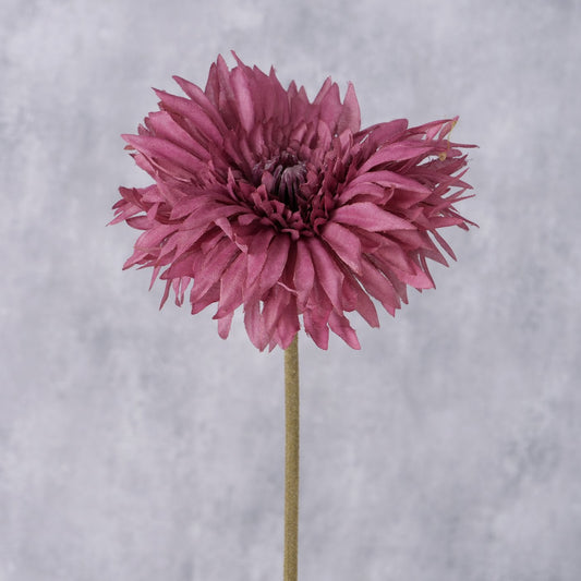 Kunstig plante - Dahlia - mørk violet