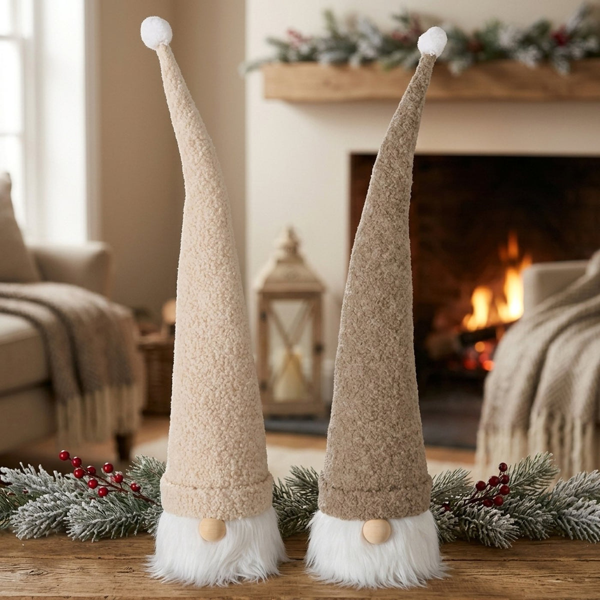 Pyntefigur - Nisse - 50 x 11 cm - Ass
