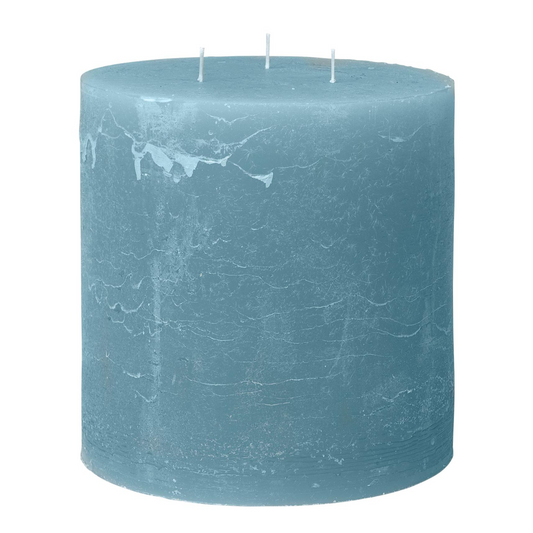 Cozy Living - rustikt stearinlys - WINTERBLUE_1