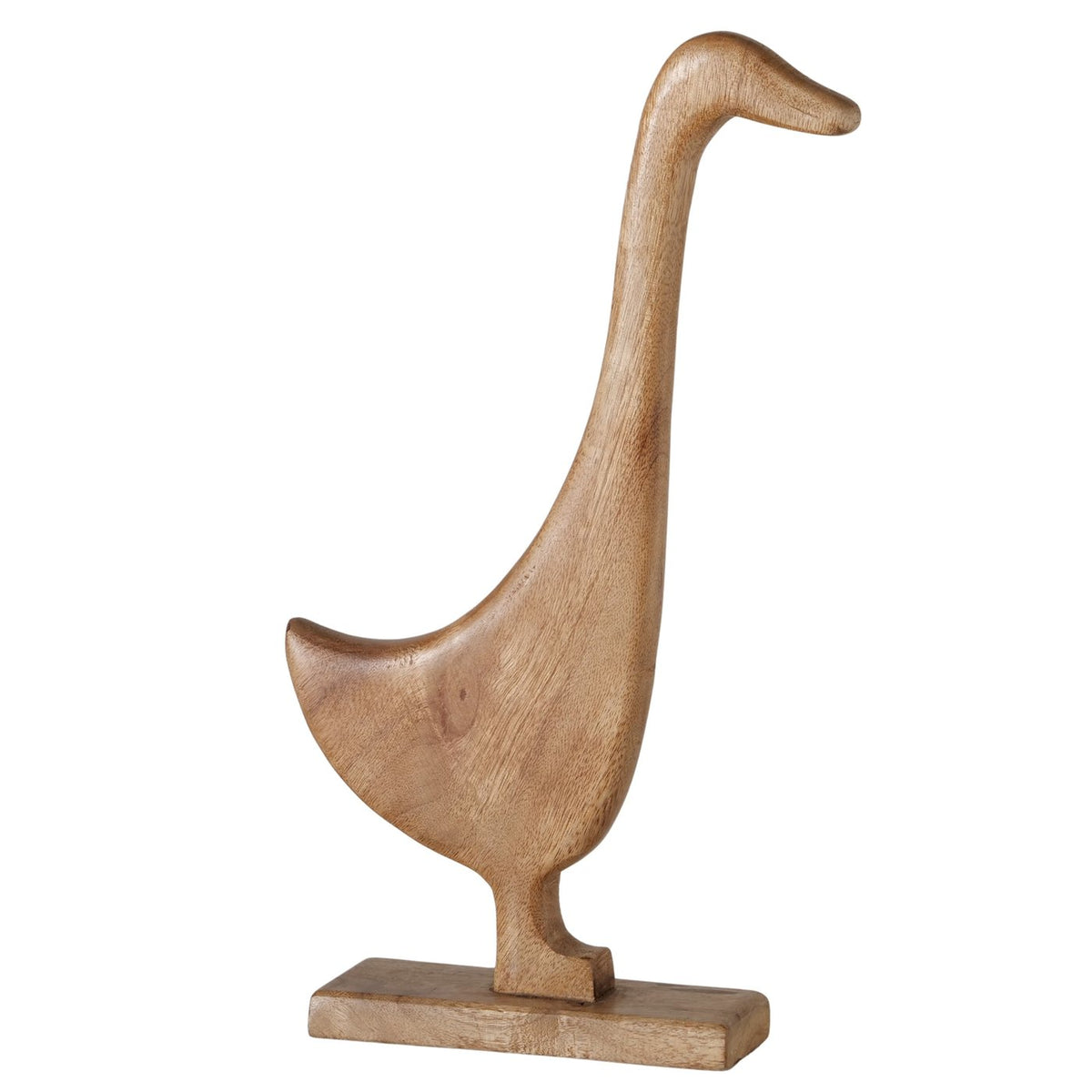 Pyntefigur i Mangotræ - Gås - 40 x 18 x 6 cm