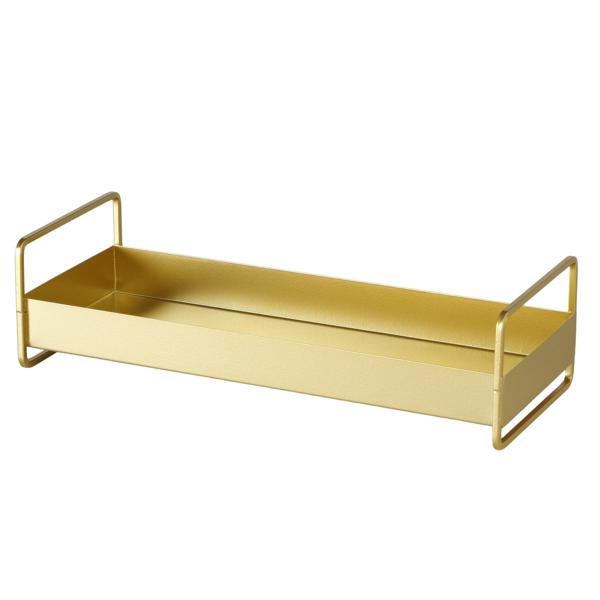 Guldfarvet Bakke - Jern - 30 x 12 x 8,1 cm (S)