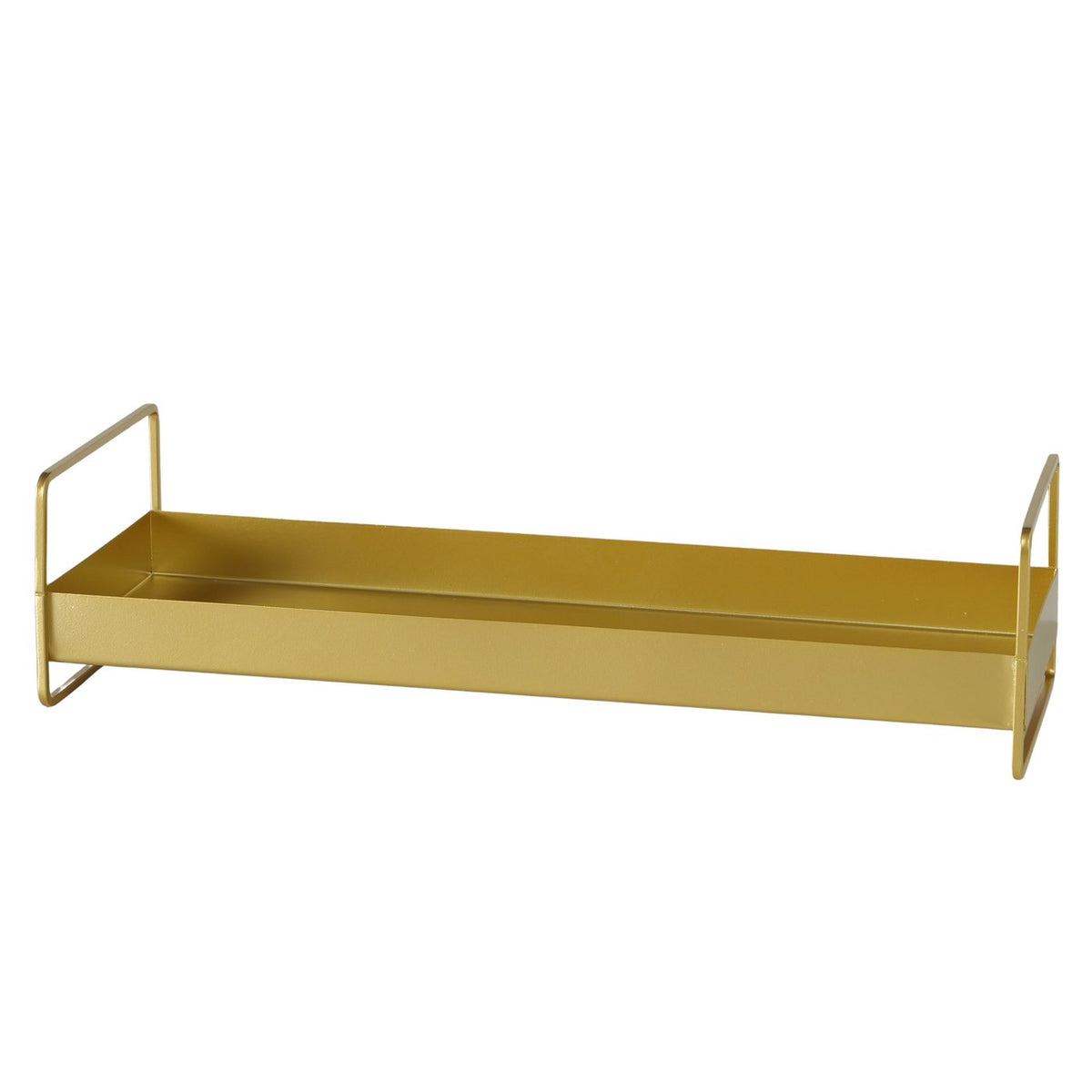 Guldfarvet Bakke - Jern - 30 x 12 x 8,1 cm (S)