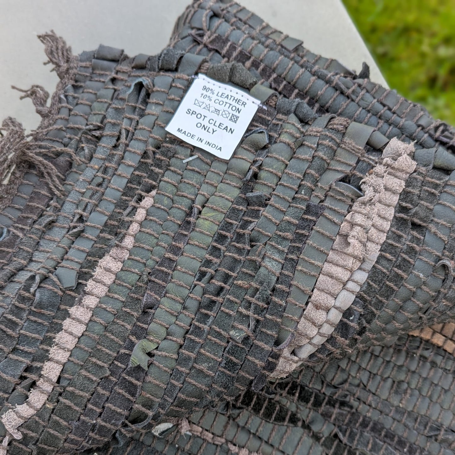 Gulvtæppe -  læder - 60x90 cm_3