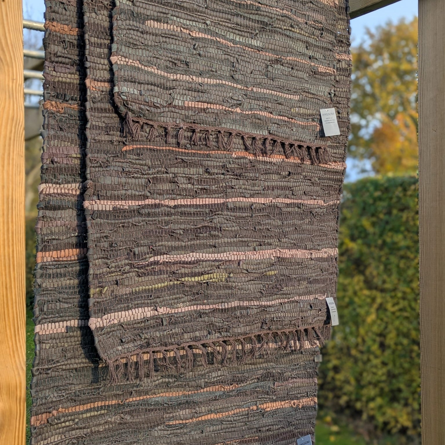 Gulvtæppe - læder - 70 cm x 140 cm_3