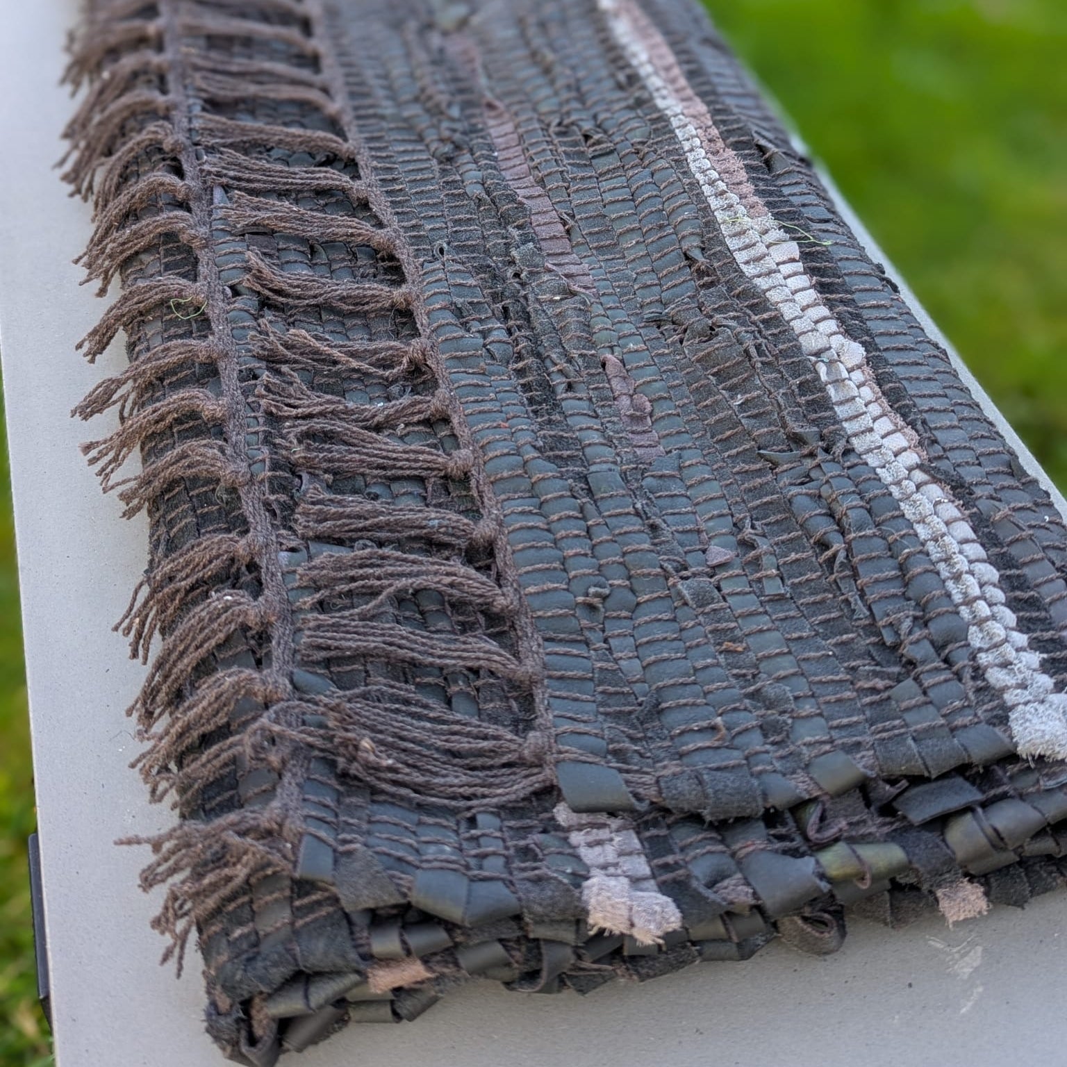 Gulvtæppe - læder - 70 x 120 cm_2