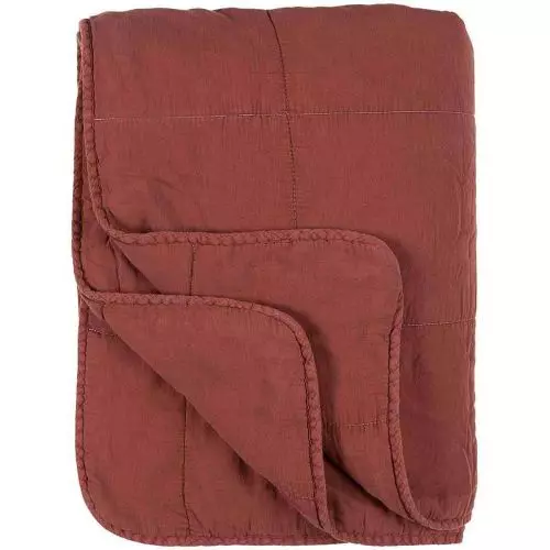 Ib Laursen - quilt - rust - 130 X 180 cm