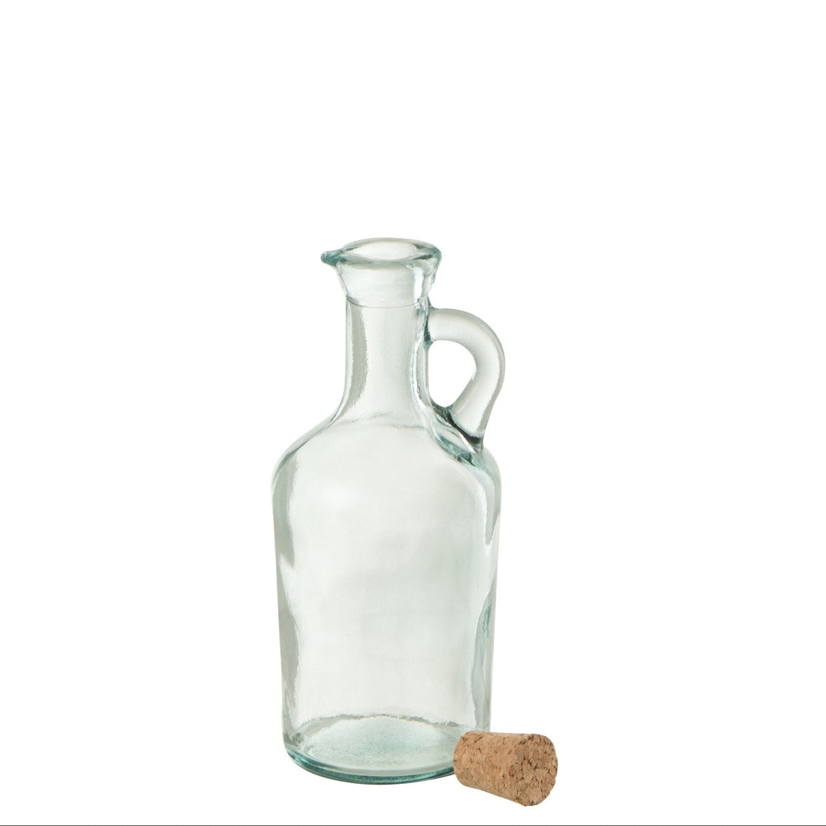 Karaffel med korkprop i genbrugsglas_2