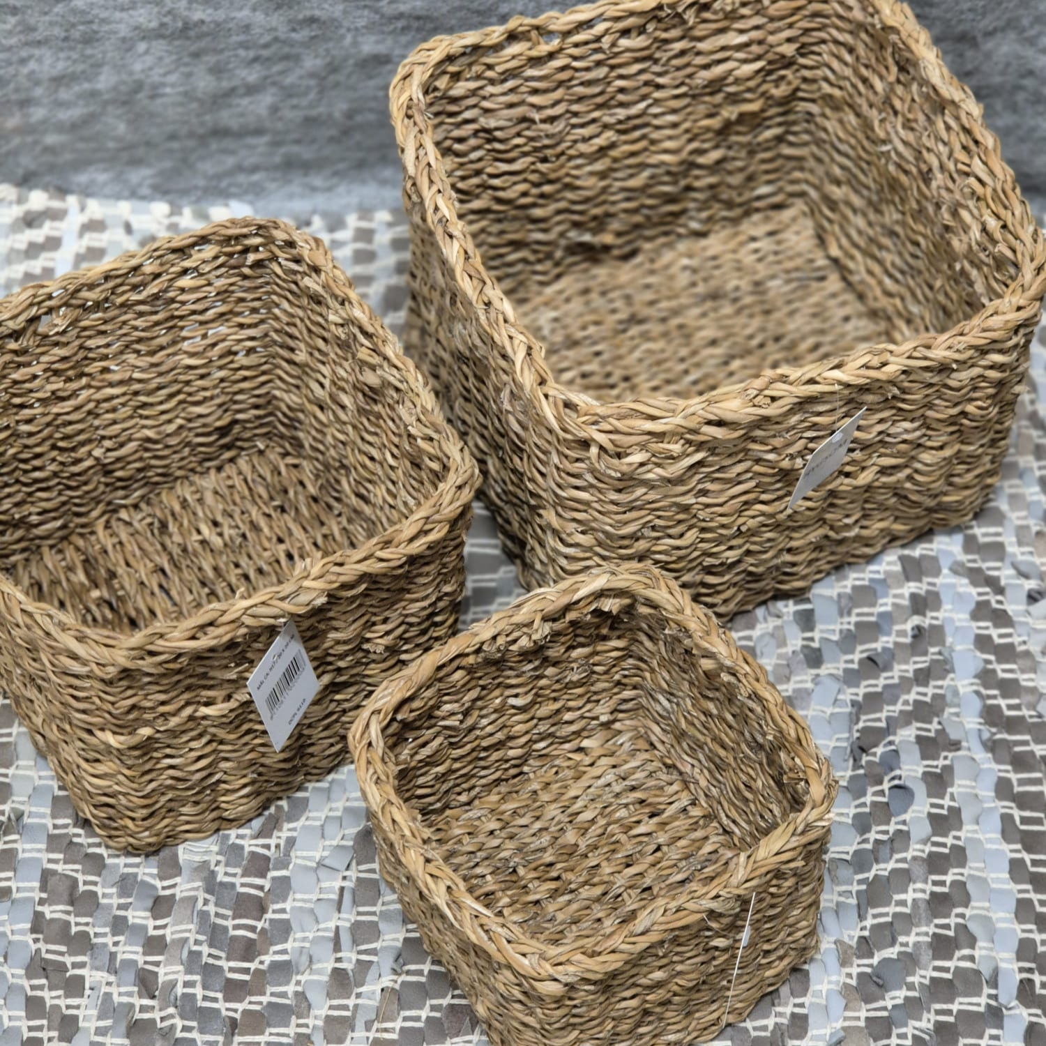 Kurve sæt - søgræs - firkantede