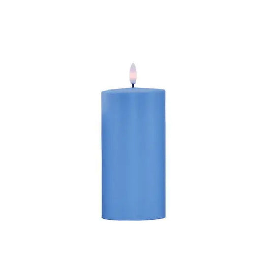 La Vida - LED-lys - blå - H 15 x Ø 7,5 cm