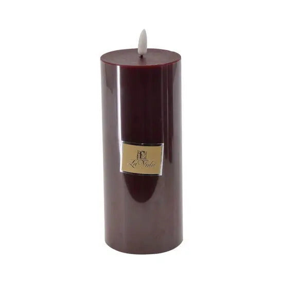 La Vida - LED lys - mørk rød - H18/D7,4 cm