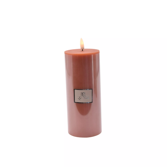 La Vida - LED lys m. statisk flamme- henna 