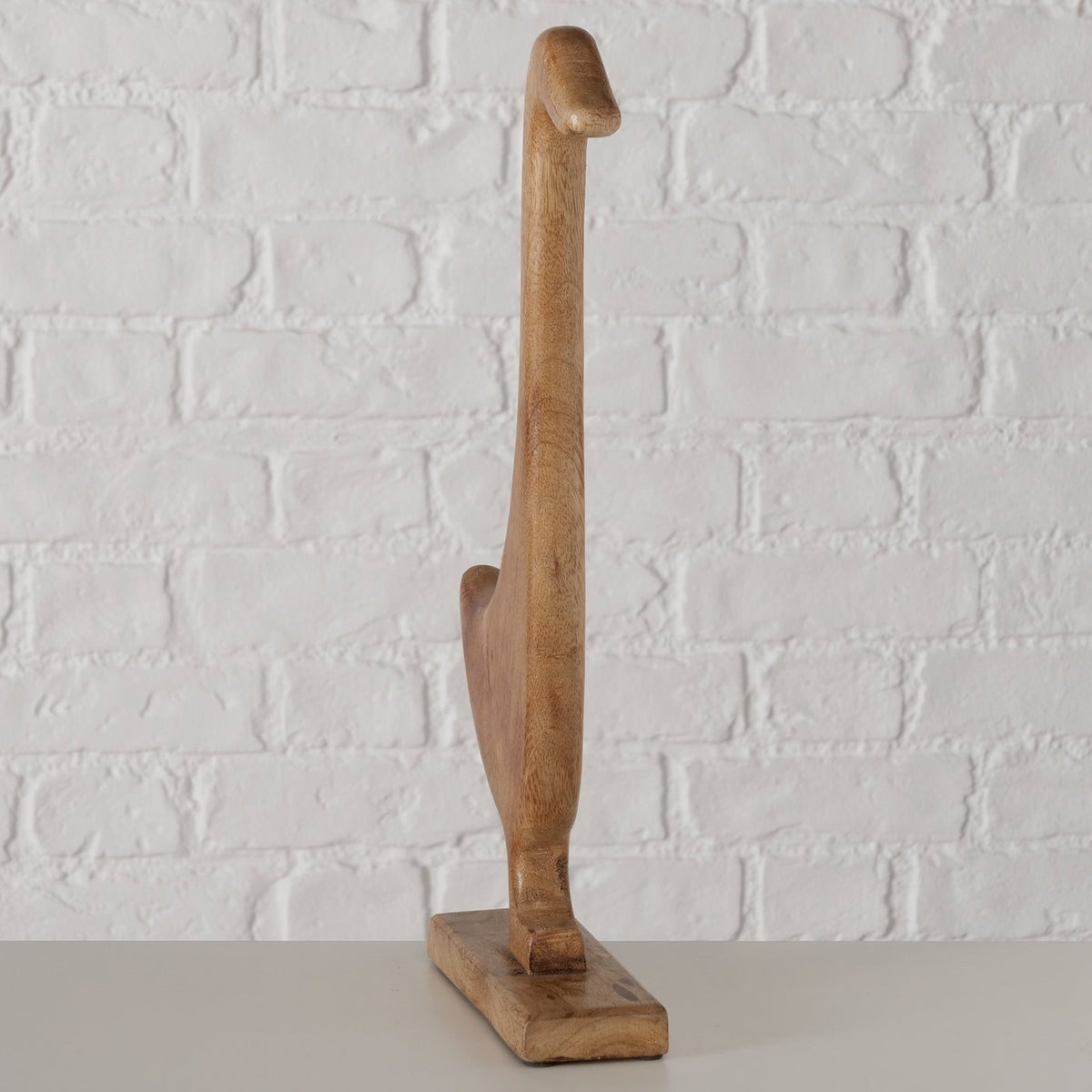 Pyntefigur i Mangotræ - Gås - 40 x 18 x 6 cm