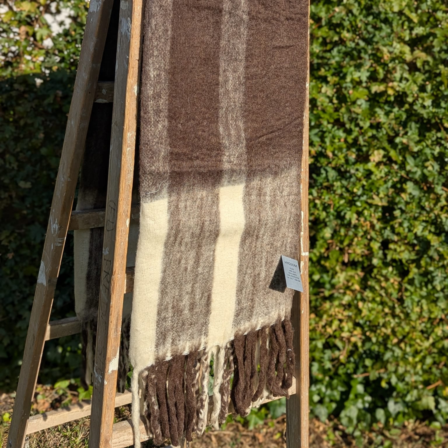 Plaid - uld - brun/creme_3