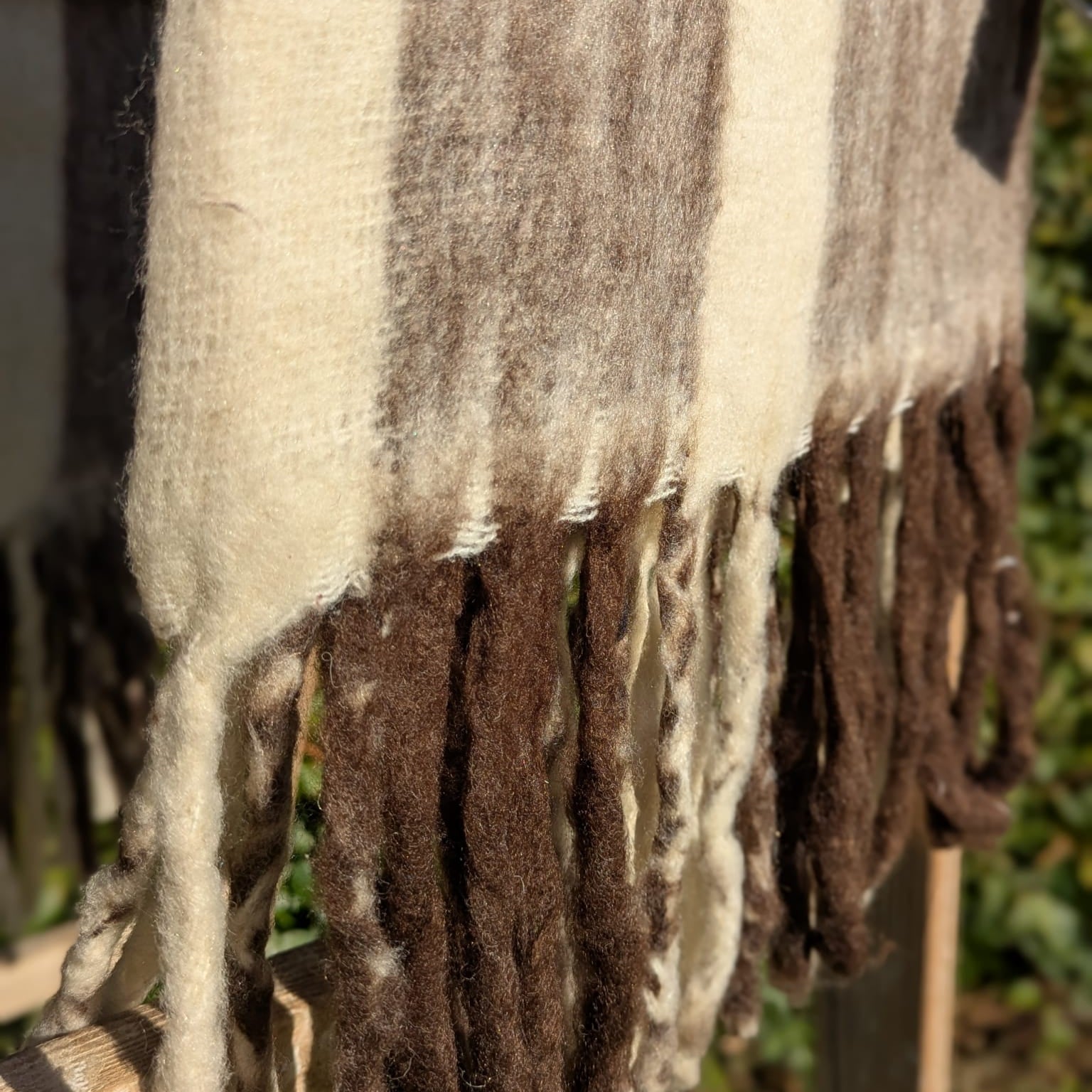 Plaid - uld - brun/creme_4