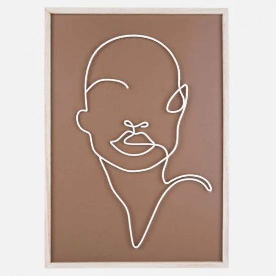 Billede m. ramme -  45 X 32 CM