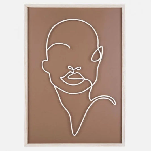 Billede m. ramme -  45 X 32 CM