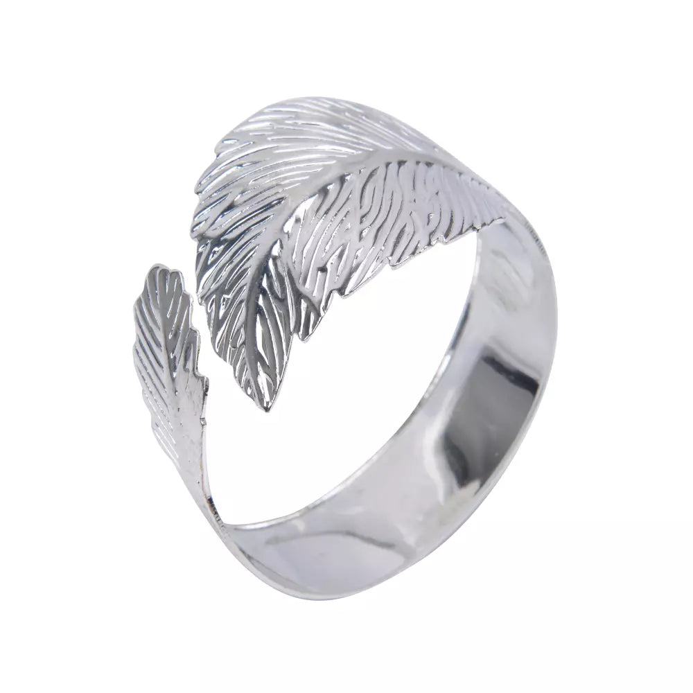 Servietring - sølv - metal