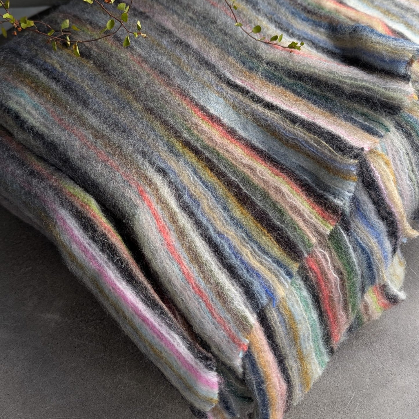 Hygsom - plaid - uld mix - multifarvet