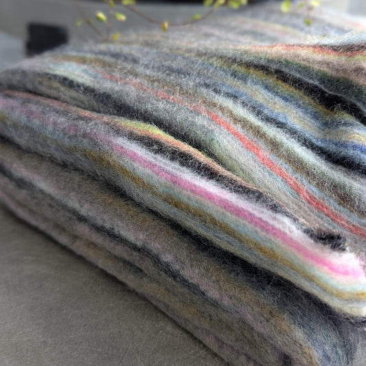 Hygsom - plaid - uld mix - multifarvet