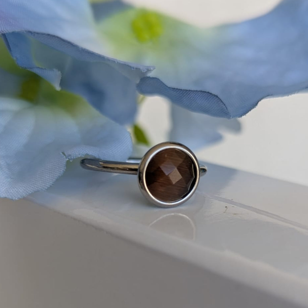Gade & Juul -  Fingerring - Justerbar - Kirurgisk Stål - Among Mokka