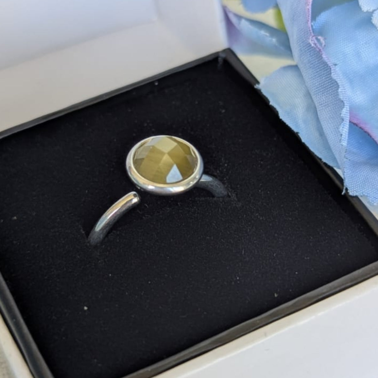 Gade & Juul - Fingerring - Justerbar  - Kirurgisk Stål - Among Grøn