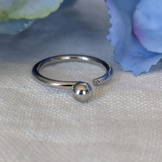 Gade & Juul - Fingerring - Justerbar - Kirurgisk Stål - Dot Strong