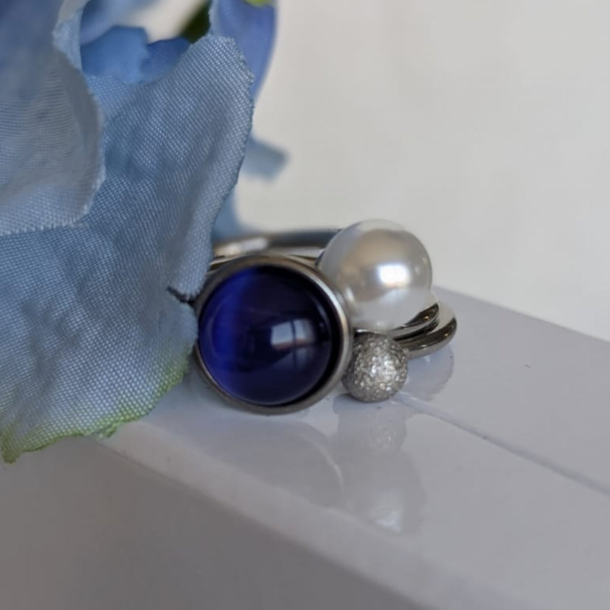 Gade & Juul - Fingerring - Justerbar - Kirurgisk Stål - Dot Trend