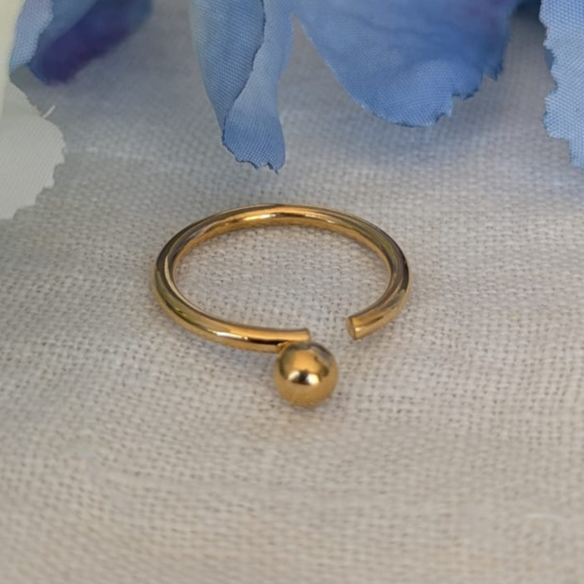 Gade & Juul - Fingerring - Justerbar - Kirurgisk Stål - Dot Strong