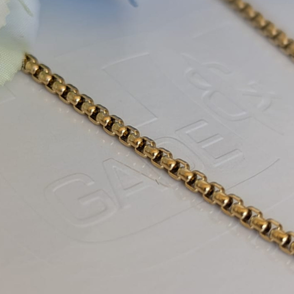 Gade & Juul - Halskæde - 95 cm - Kirurgisk Stål - Guld look - Max
